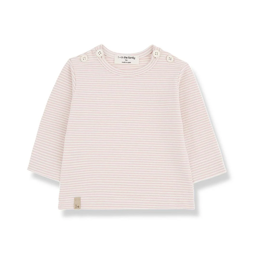 1+ In The Family OT Long Sleeve T-shirt - Nude