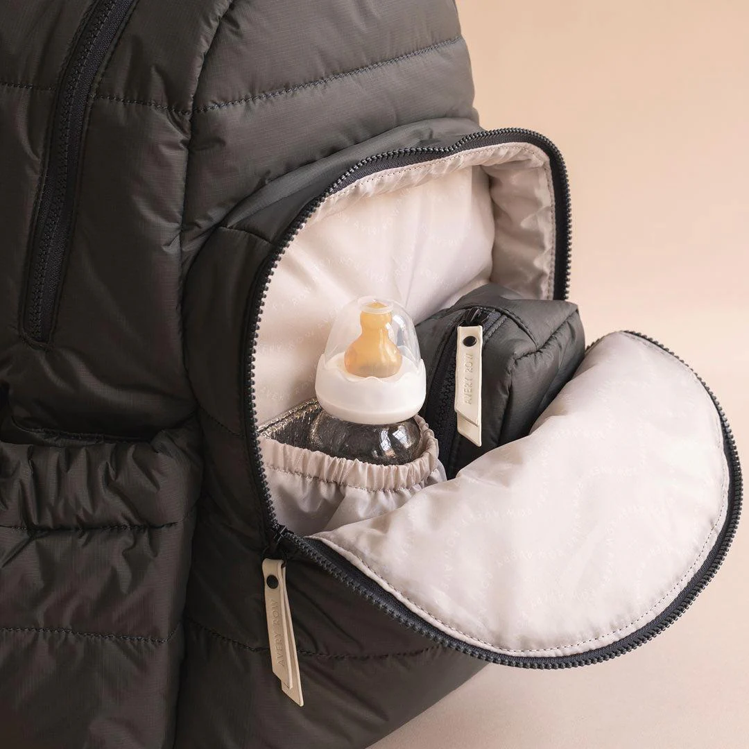 Avery Row Changing Backpack  - Soft Black - Image 3