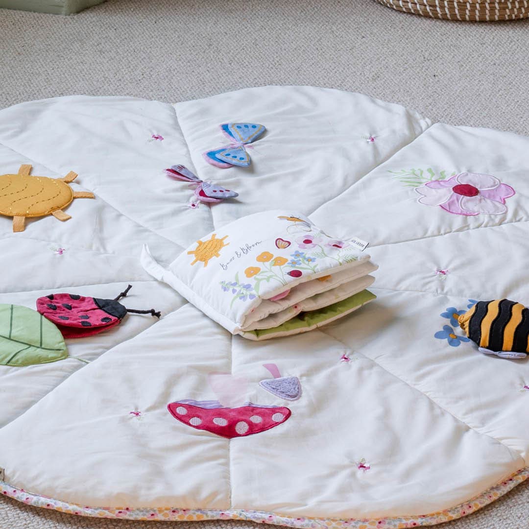 Avery Row Fabric Baby Book - Wildflower Garden - Image 5