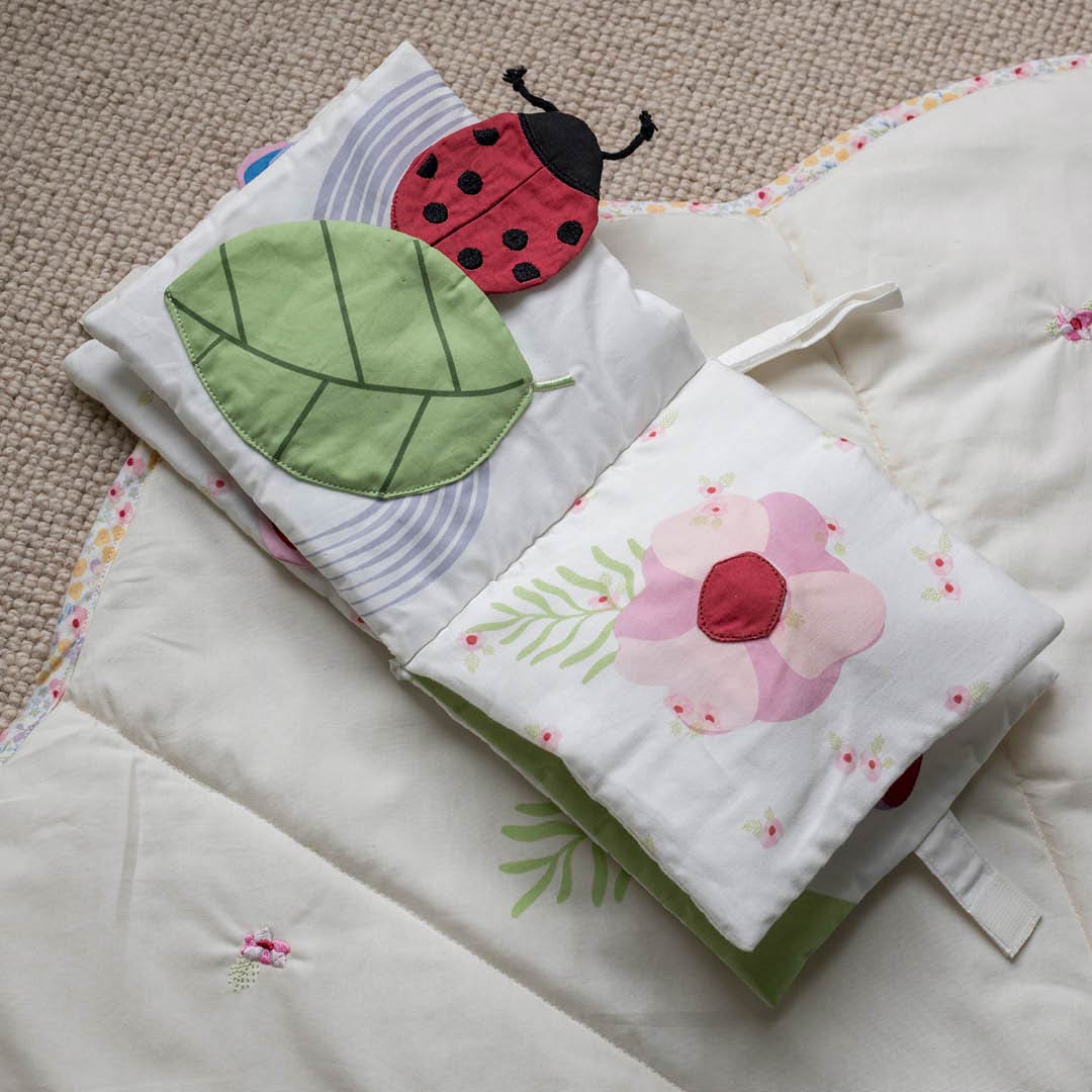 Avery Row Fabric Baby Book - Wildflower Garden - Image 7