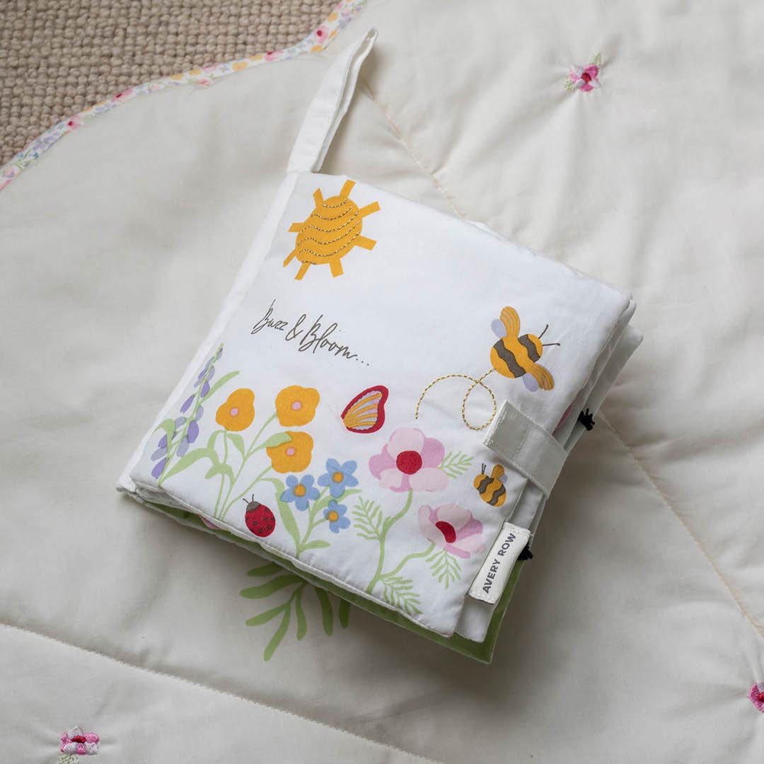 Avery Row Fabric Baby Book - Wildflower Garden - Image 8
