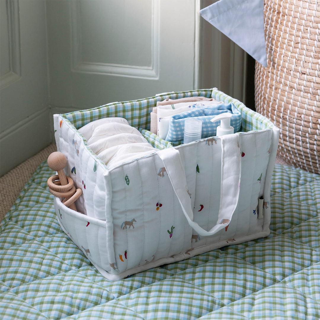 Avery Row Nappy Caddy - Little Farm - Image 2