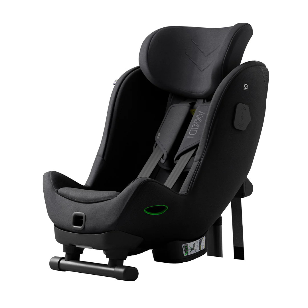 Axkid Minikid 4 Max Car Seat - Coastal Storm Black - Image 9