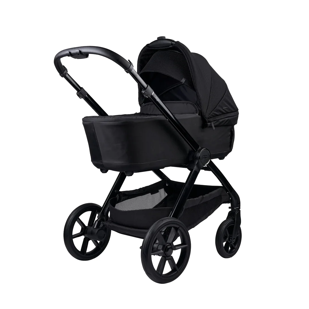 Bababing Raffi MKII Pushchair & Carrycot - Satin Black - Image 6