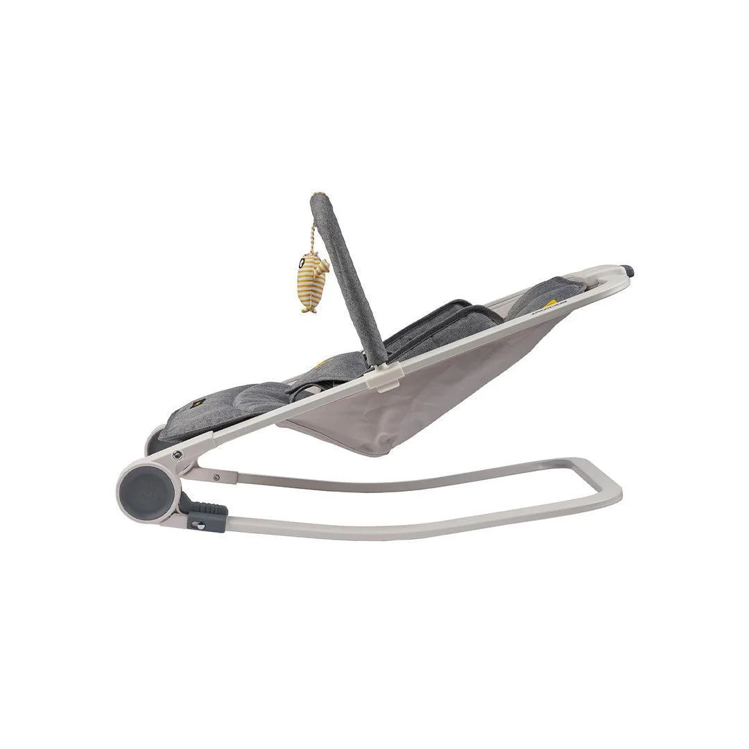 Bababing Rockout Baby Rocker - Grey Marl - Image 6