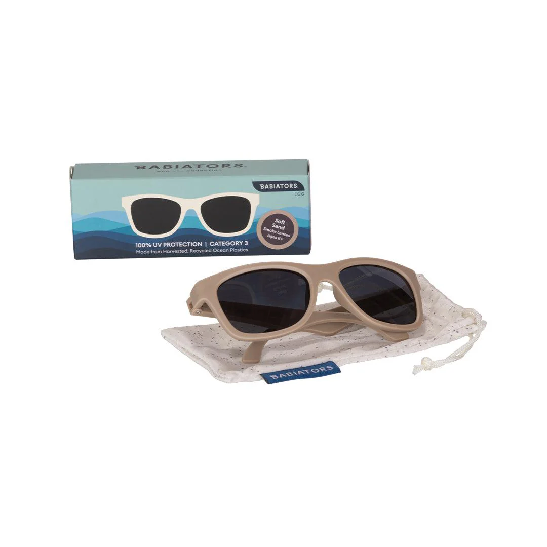 Babiators Eco Original Navigator Sunglasses  - Soft Sand - Image 2