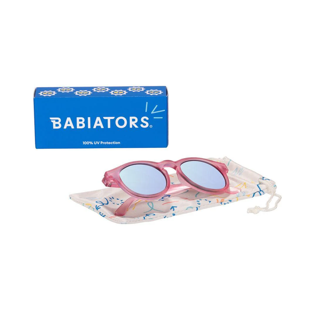 Babiators Original Mirrored Keyhole Sunglasses - Fuchsia Haze - Image 5
