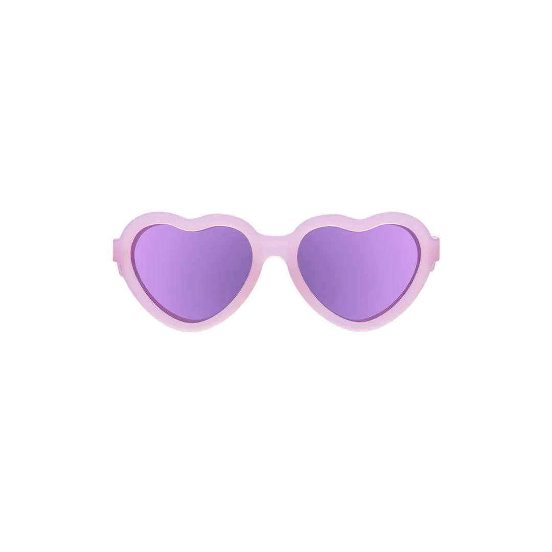 Babiators Polarised Heart Sunglasses - Frosted Pink - Image 3