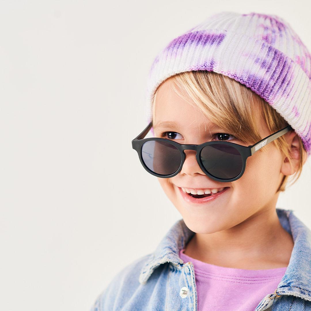 Babiators Polarised Keyhole Sunglasses - Jet Black Smoke - Image 2