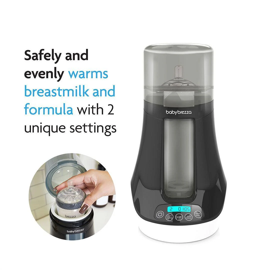 Baby Brezza Bottle + Breastmilk Warmer - Black & White - Image 3