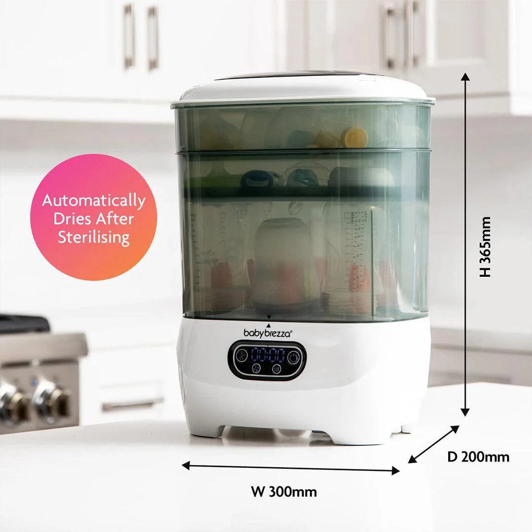 Baby Brezza Steriliser Dryer Advanced - Black & White - Image 11