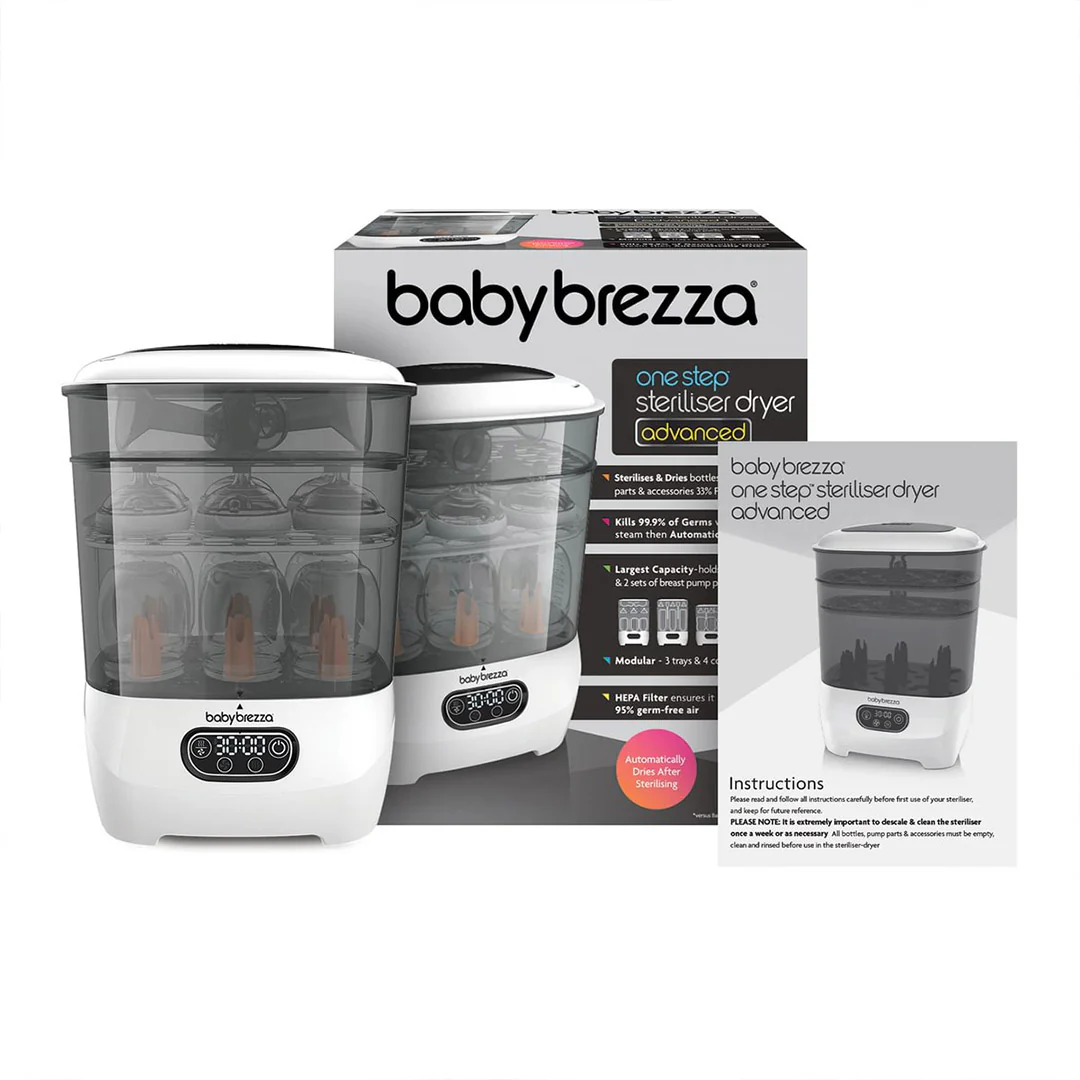 Baby Brezza Steriliser Dryer Advanced - Black & White - Image 14
