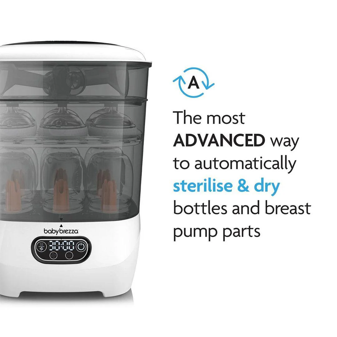 Baby Brezza Steriliser Dryer Advanced - Black & White - Image 3