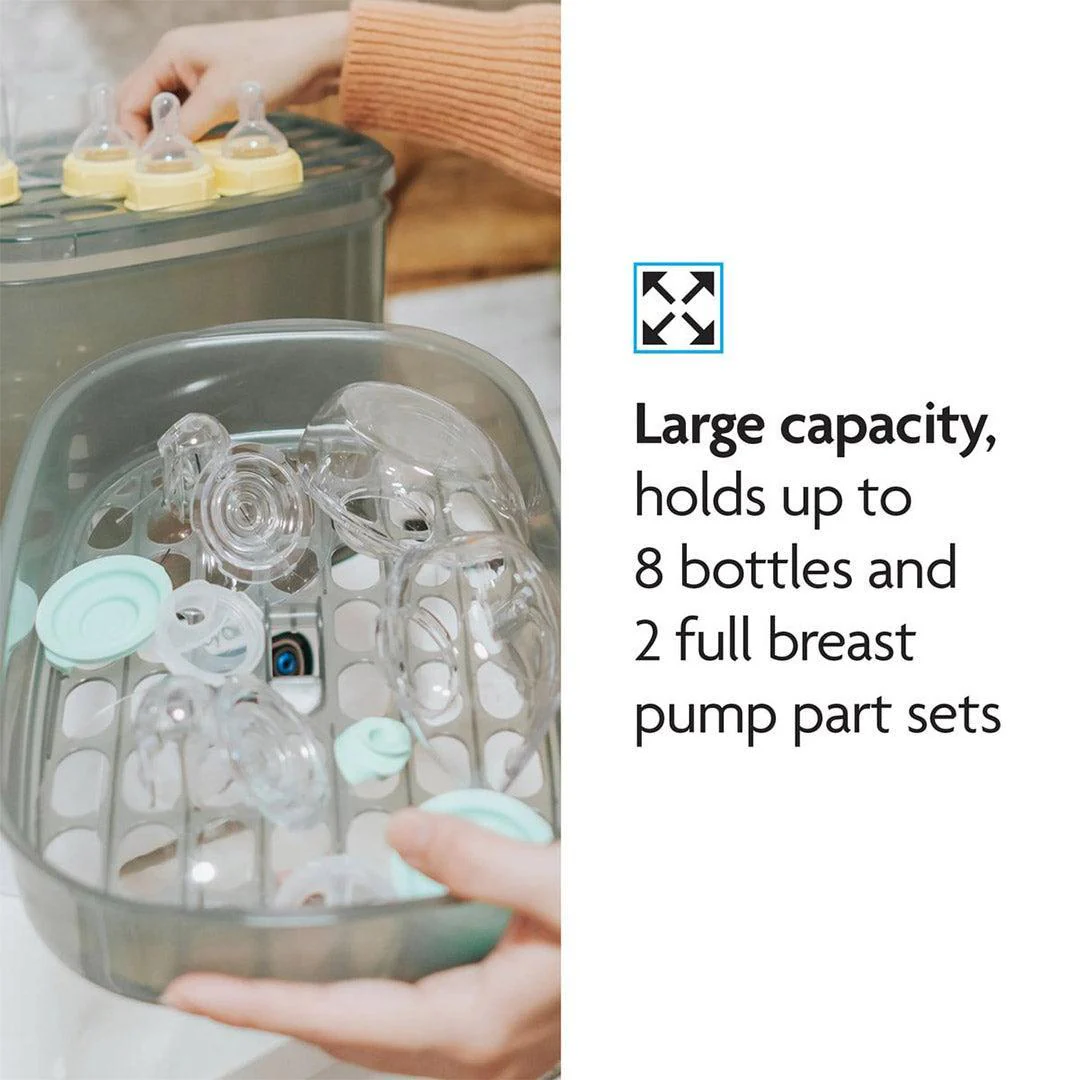 Baby Brezza Steriliser Dryer Advanced - Black & White - Image 6