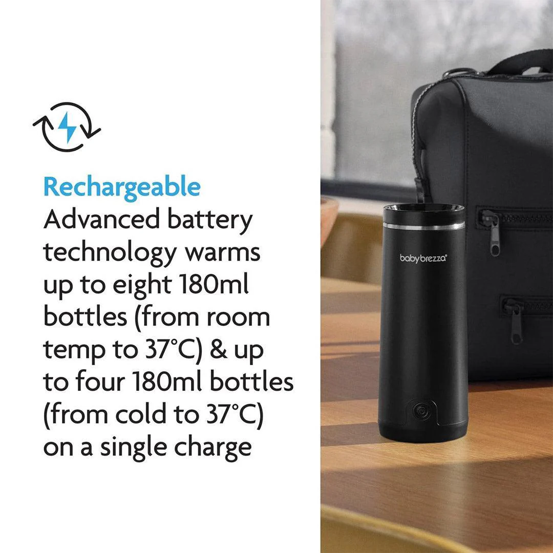 Baby Brezza Superfast Portable Bottle Warmer - Black - Image 7