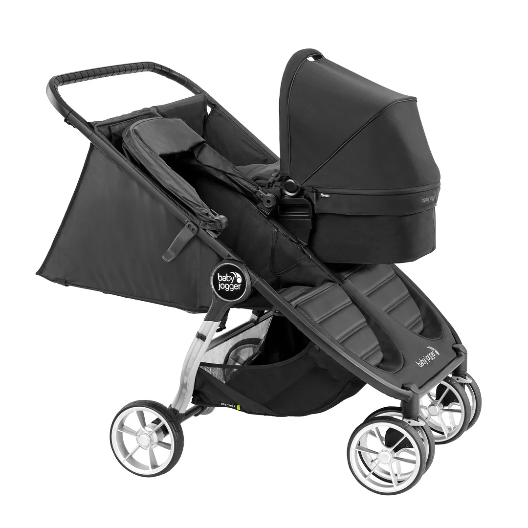 Baby Jogger City Mini 2/GT2 Double Carrycot - Opulent Black - Image 3