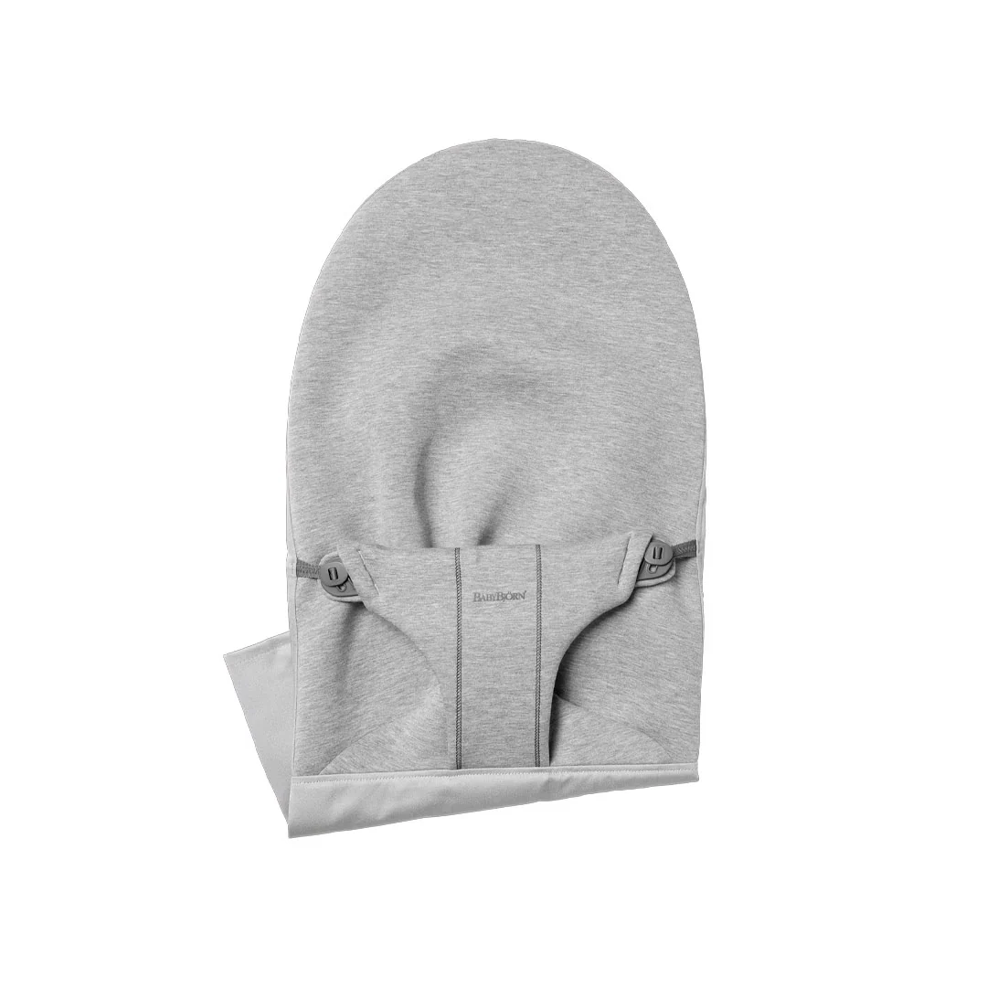 BabyBjörn 3D Jersey Fabric Seat for Bouncer - Light Grey