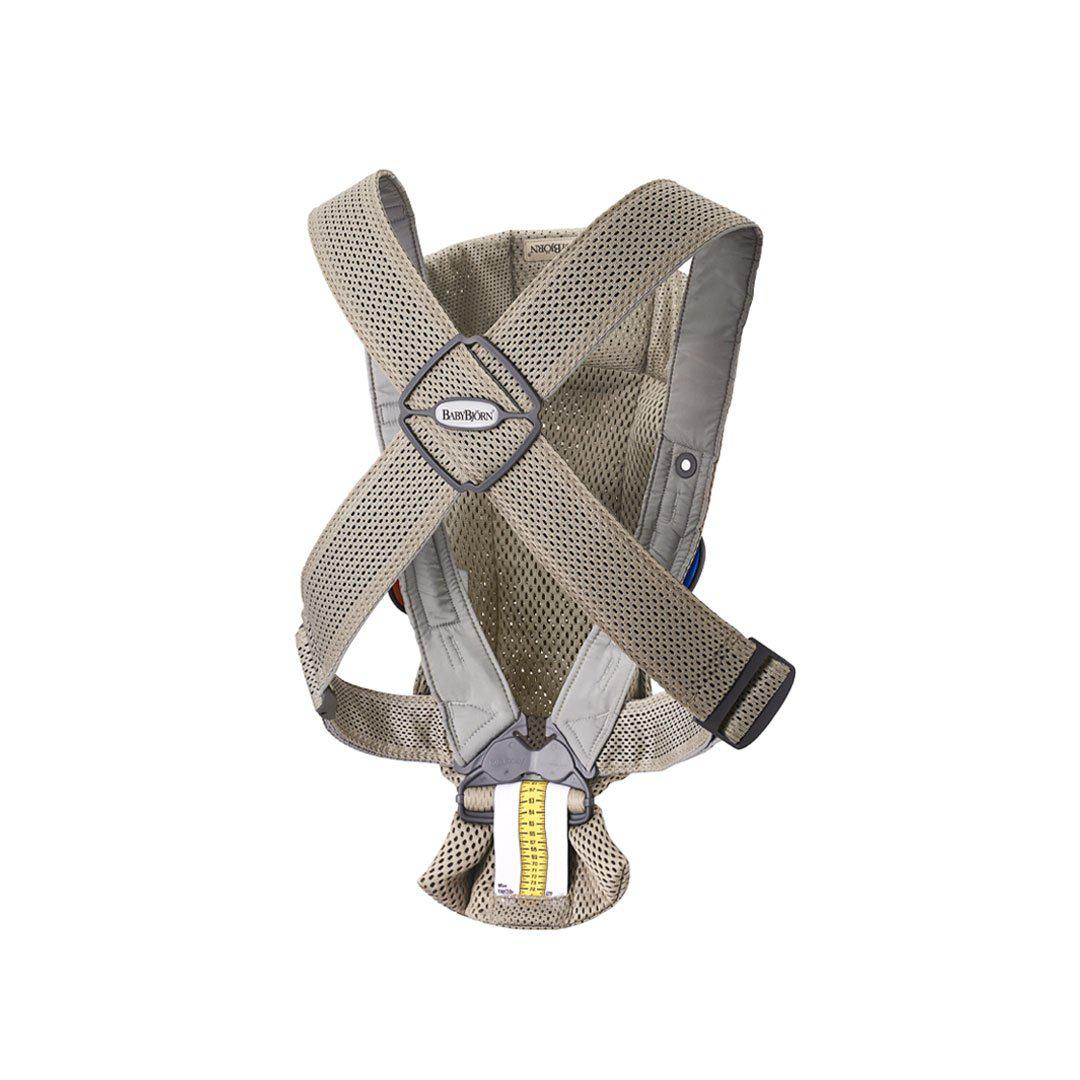 BabyBjorn Mini 3D Mesh Baby Carrier - Grey Beige - Image 2