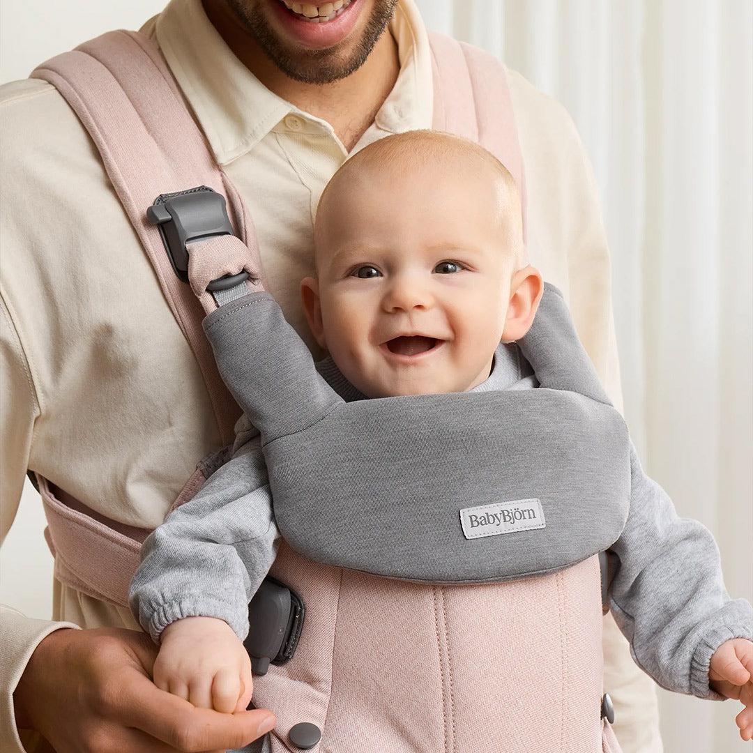 BabyBjörn Bib for Harmony Jersey - Light Grey - Image 3