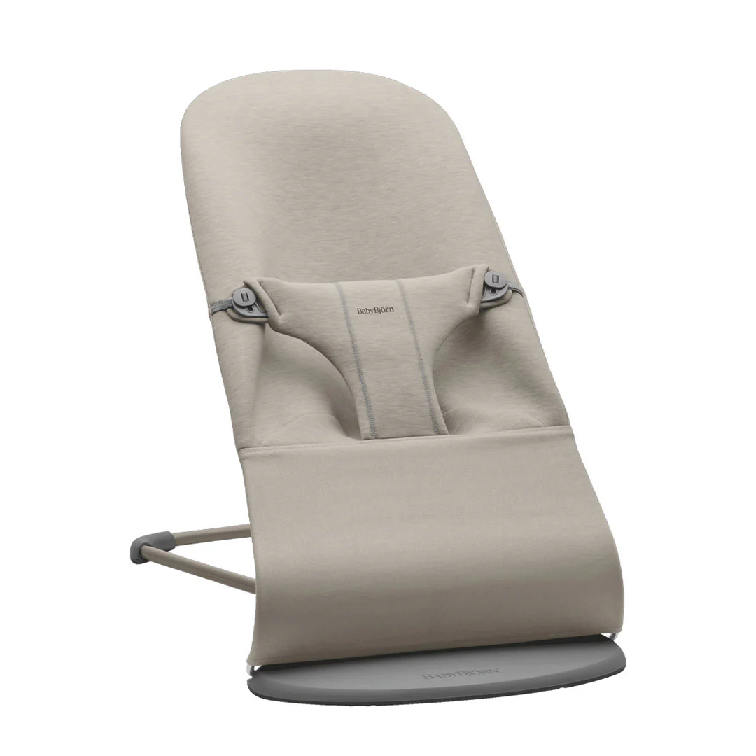 BabyBjorn Bouncer Bliss - 3D Jersey  - Sand Grey