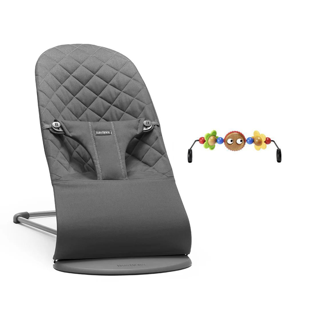 BabyBjorn Bouncer Bliss - Woven - Anthracite - Image 6