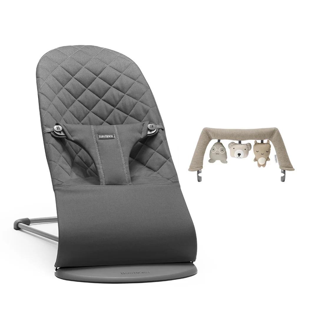 BabyBjorn Bouncer Bliss - Woven - Anthracite - Image 8