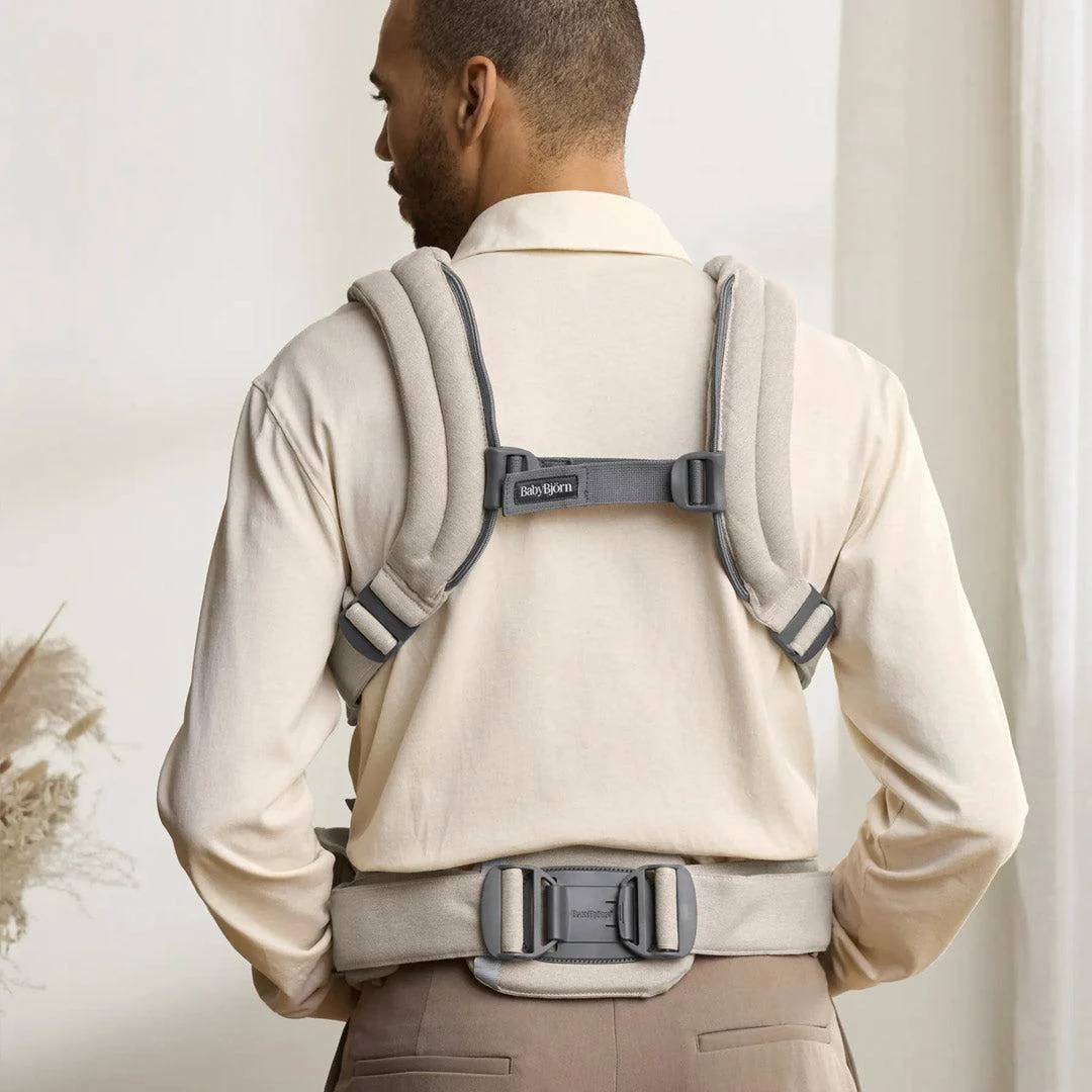 BabyBjorn Harmony Woven Melange - Light Beige - Image 11