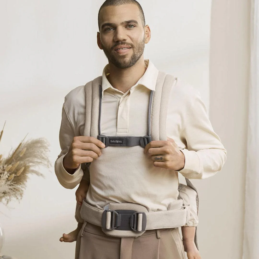 BabyBjorn Harmony Woven Melange - Light Beige - Image 8