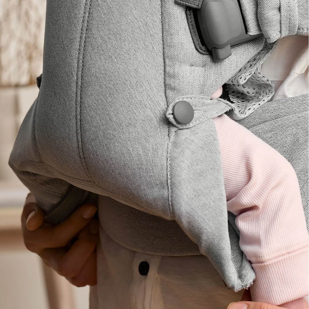 BabyBjörn Harmony Woven Mélange - Light Grey - Image 10