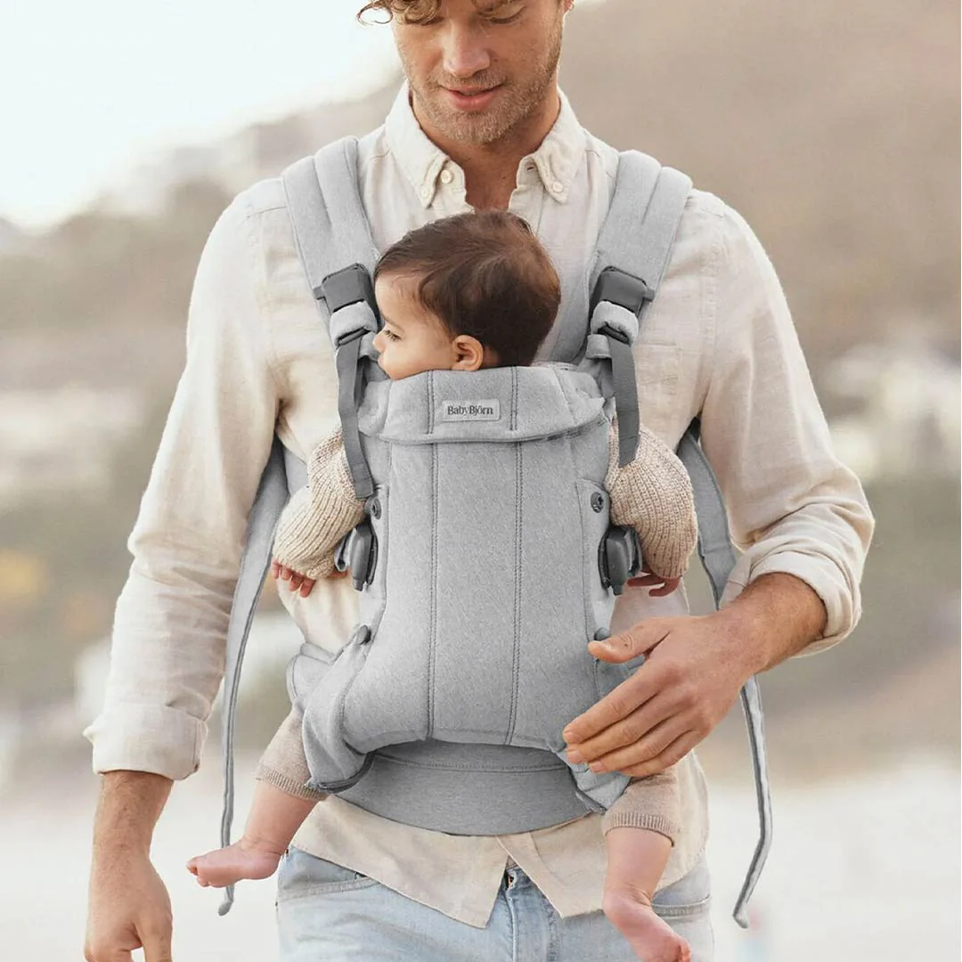 BabyBjörn Harmony Woven Mélange - Light Grey - Image 11
