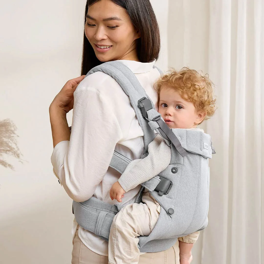 BabyBjörn Harmony Woven Mélange - Light Grey - Image 4