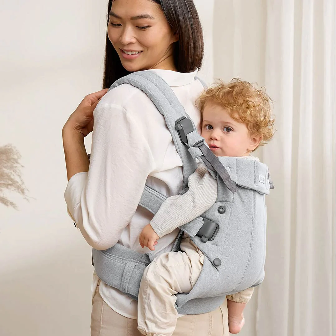 BabyBjörn Harmony Woven Mélange - Light Grey - Image 6