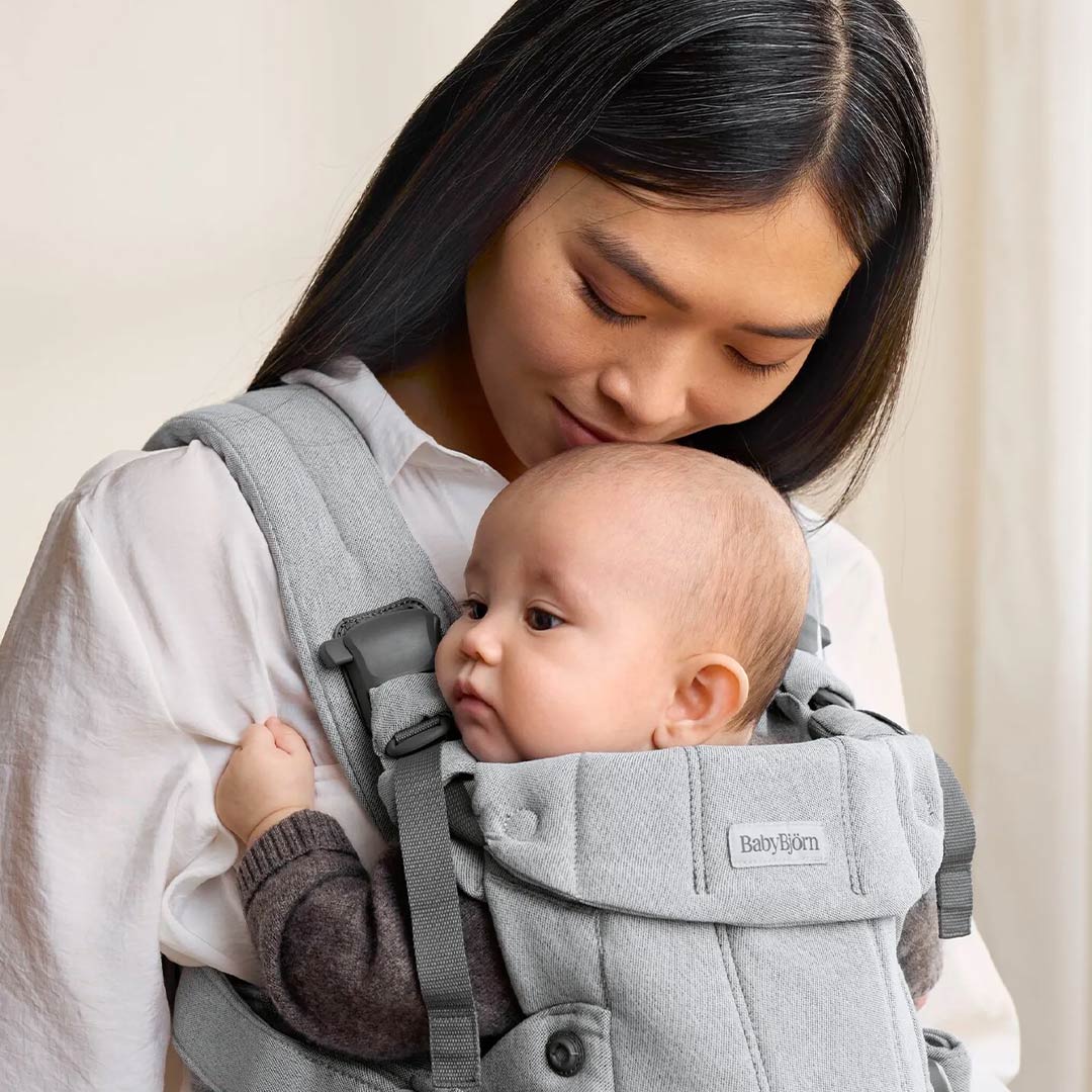 BabyBjörn Harmony Woven Mélange - Light Grey - Image 7