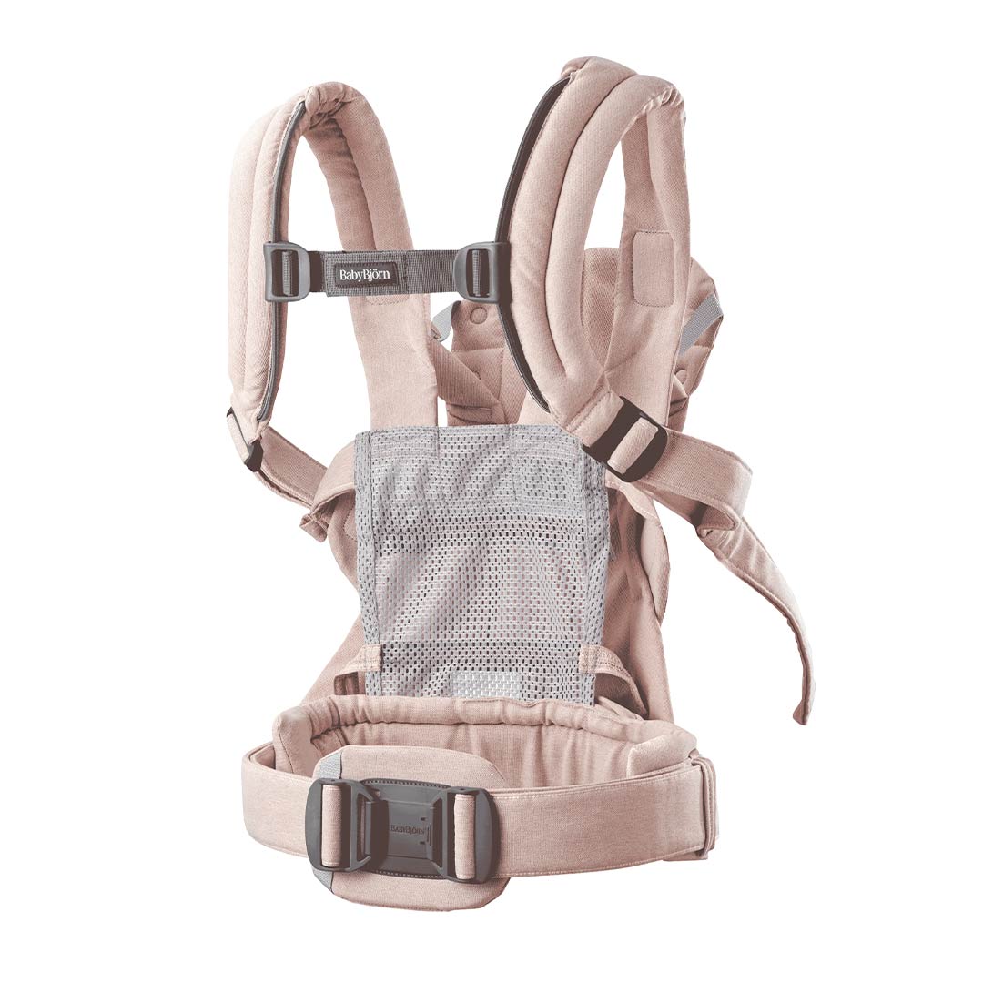 BabyBjörn Harmony Woven Mélange - Light Pink - Image 12