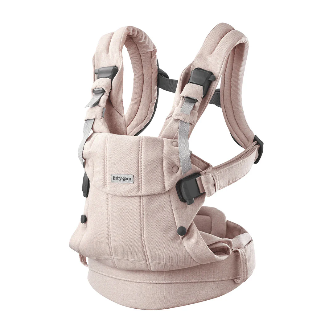 BabyBjörn Harmony Woven Mélange - Light Pink - Image 13