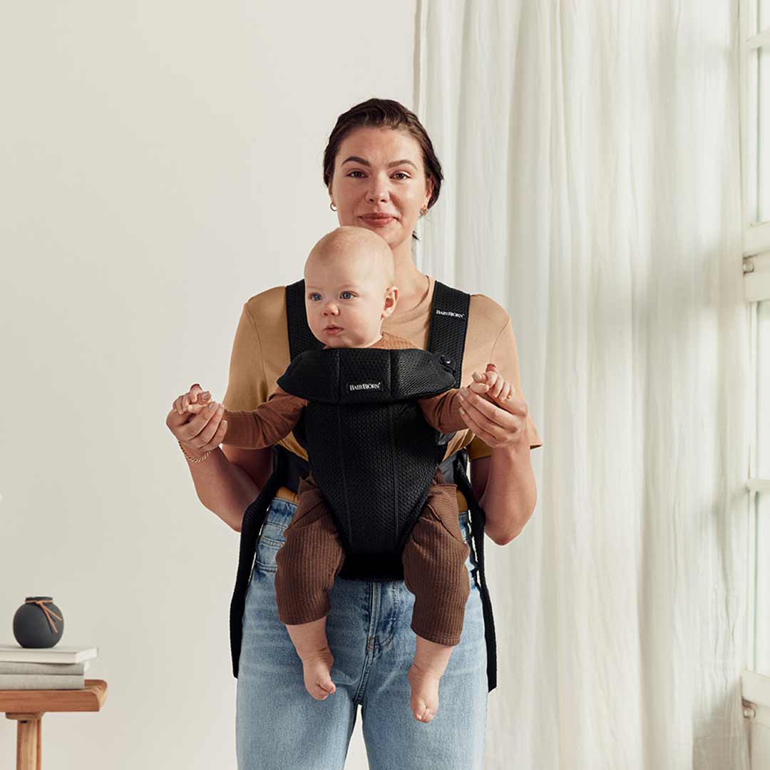 BabyBjorn Mini 3D Mesh Baby Carrier - Black - Image 4