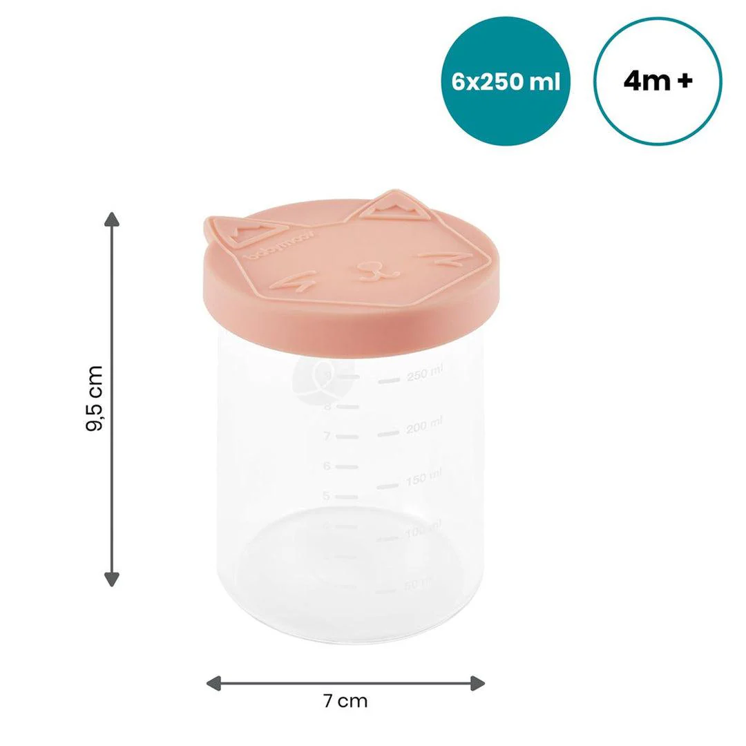 babymoov Isy Bowls Glass Babybols 250ml - 6 Pack - Image 6
