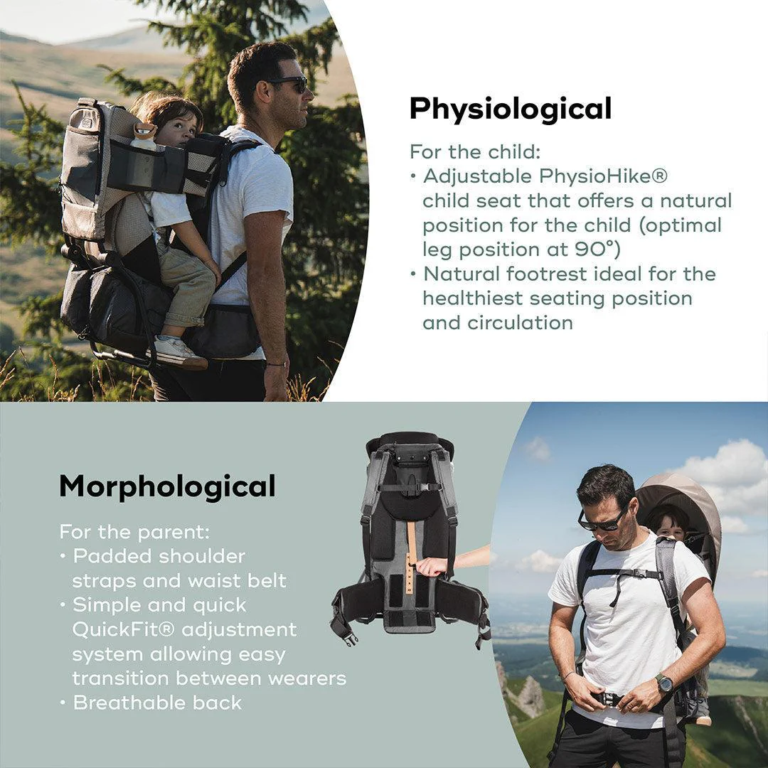 Babymoov Moov & Hike Baby Carrier & Raincover Bundle Set - Dune - Image 5