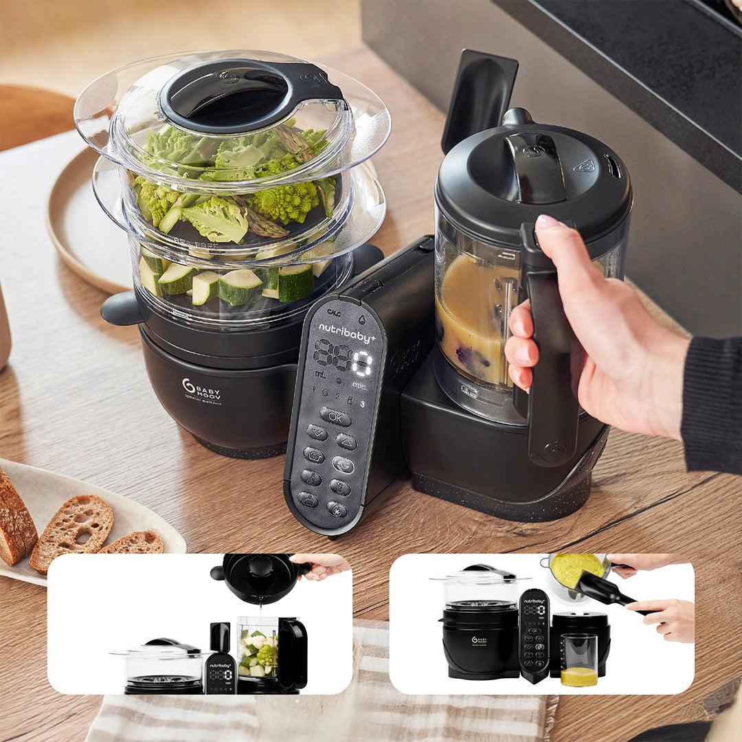 Babymoov Nutribaby (+) XL Black Edition 6 in 1 - Black - Image 7