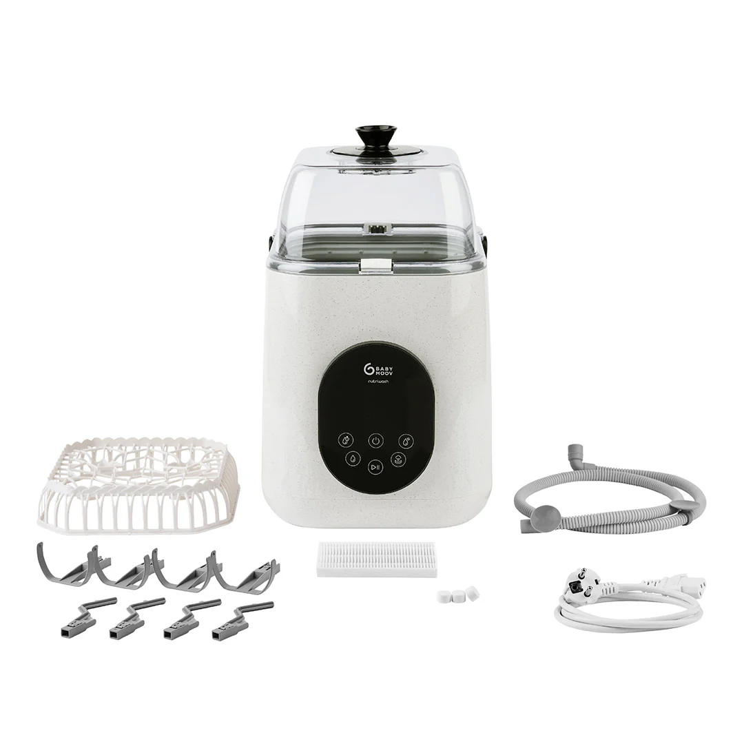 Babymoov NutriWash 4 in 1 Bottle Washer, Steriliser, Dryer & Storer - Mineral Beige - Image 9