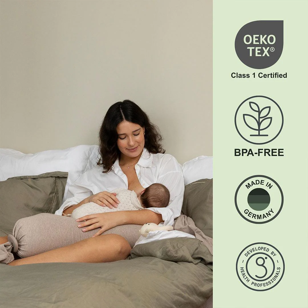 bbhugme Nursing Pillow - Seashell Beige - Image 8
