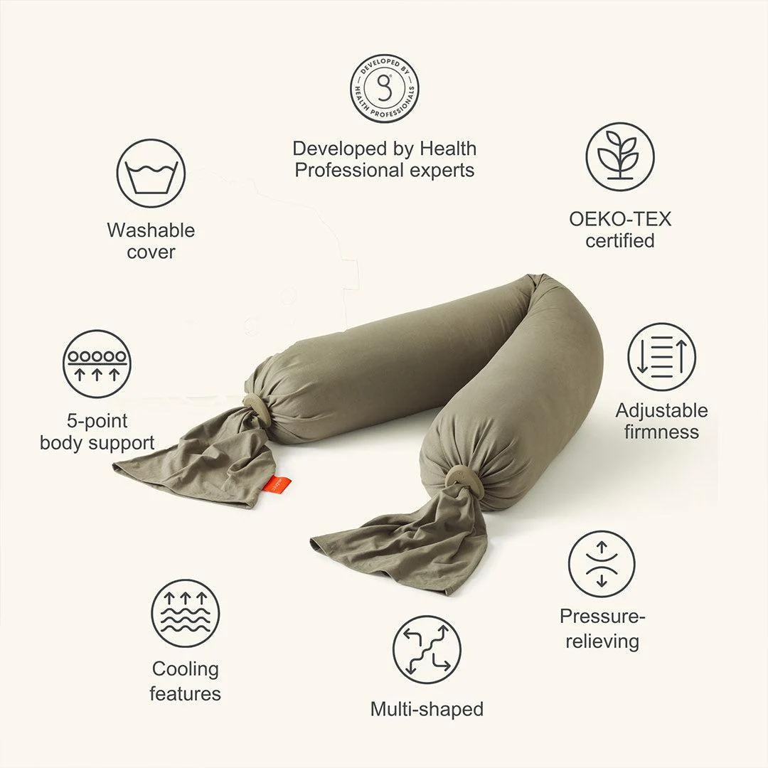 bbhugme Pregnancy Pillow - Dusty Olive - Image 5