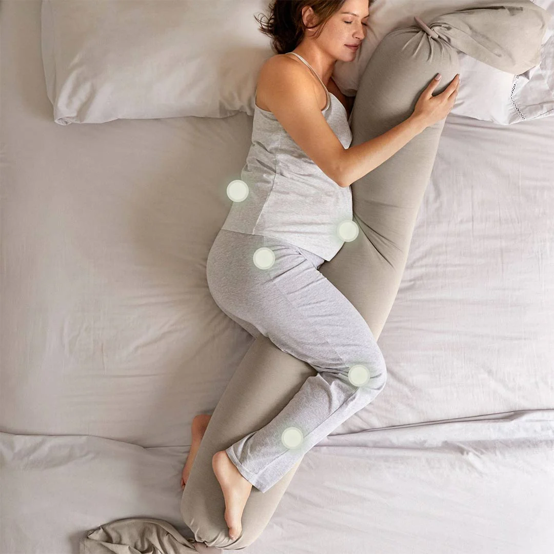 bbhugme Pregnancy Pillow - Seashell Beige/Sand - Image 9