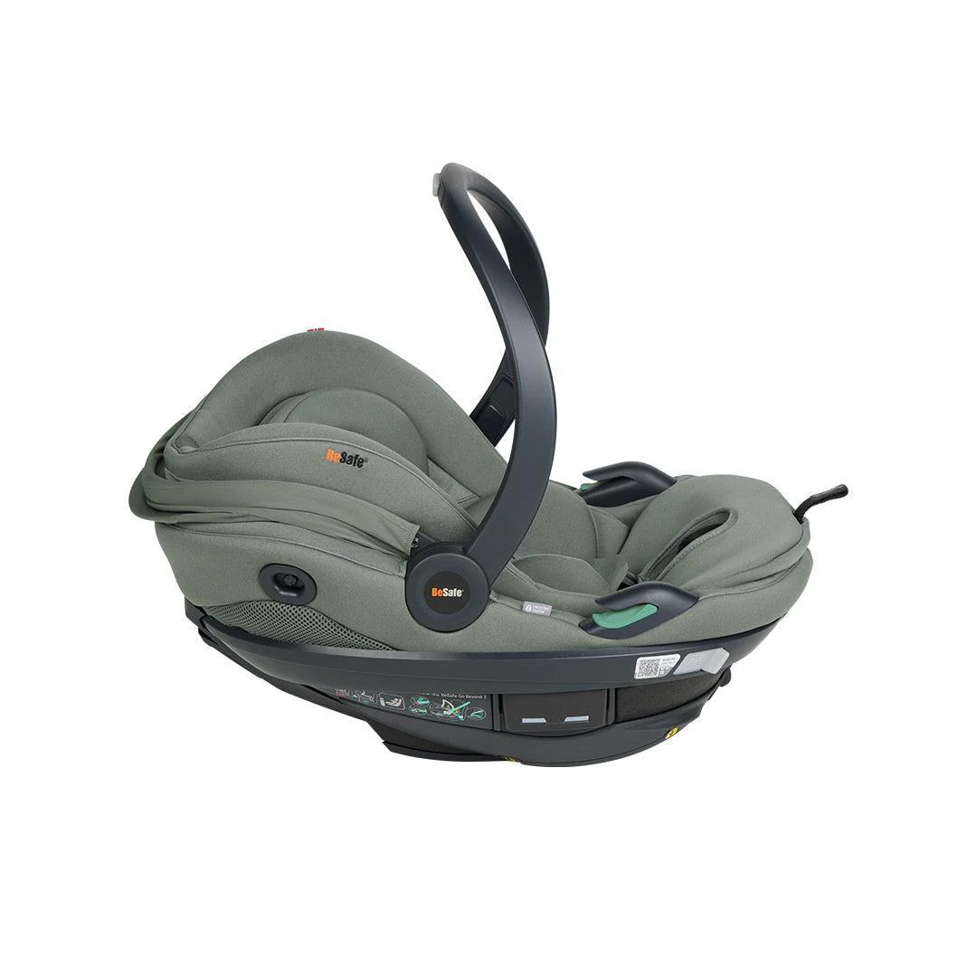 BeSafe Go Beyond 2 Car Seat - Meadow Green Softbreeze - Image 3