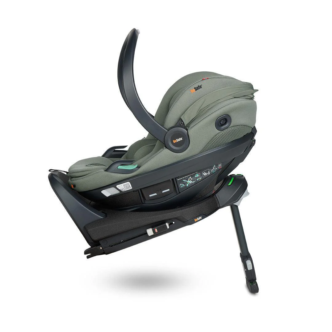 BeSafe Go Beyond 2 Car Seat - Meadow Green Softbreeze - Image 4