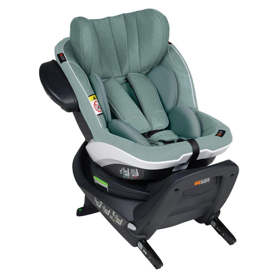 BeSafe iZi Twist i-Size Car Seat - Sea Green Melange - Image 4