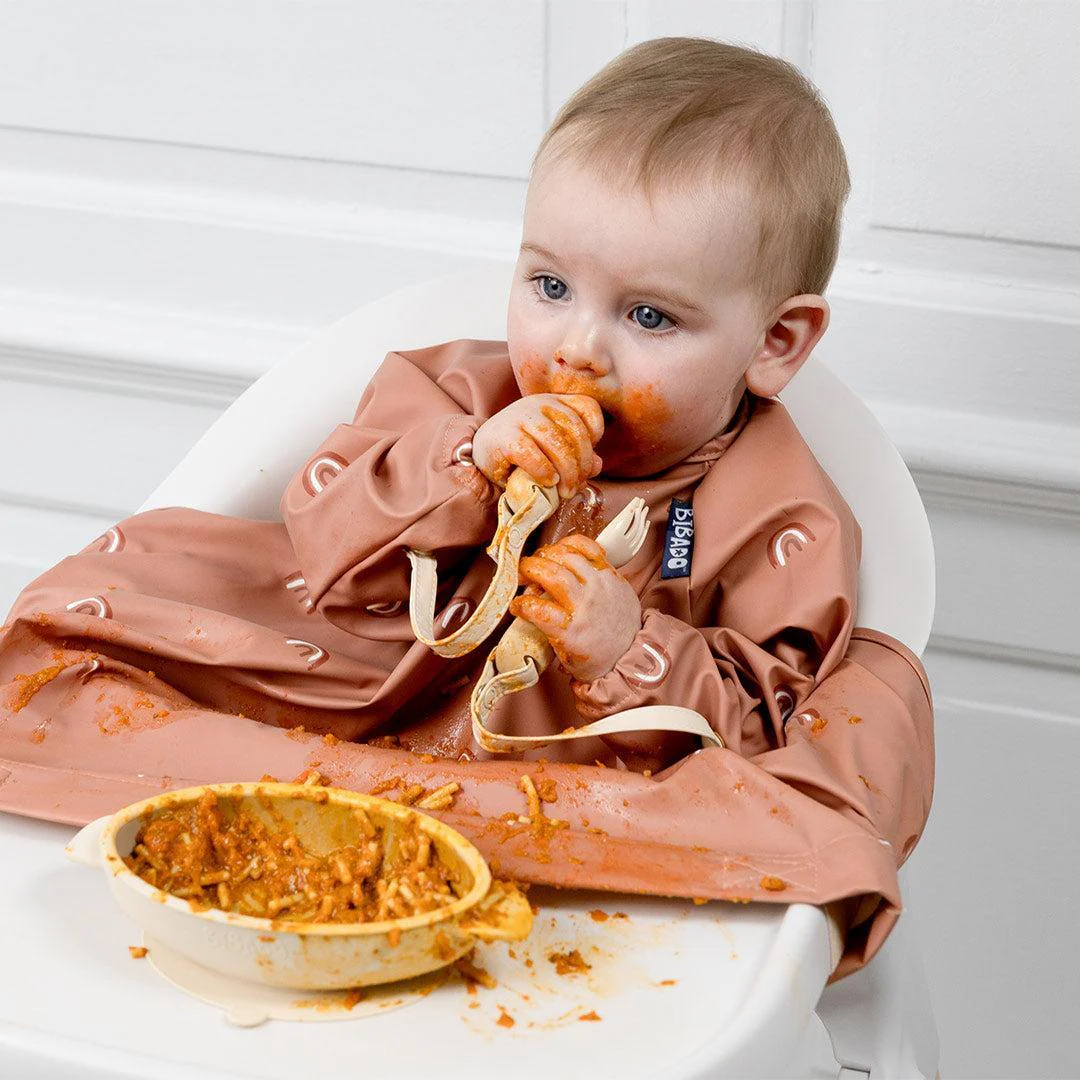 Bibado Handi No Drop Baby Cutlery - Fawn - Image 2