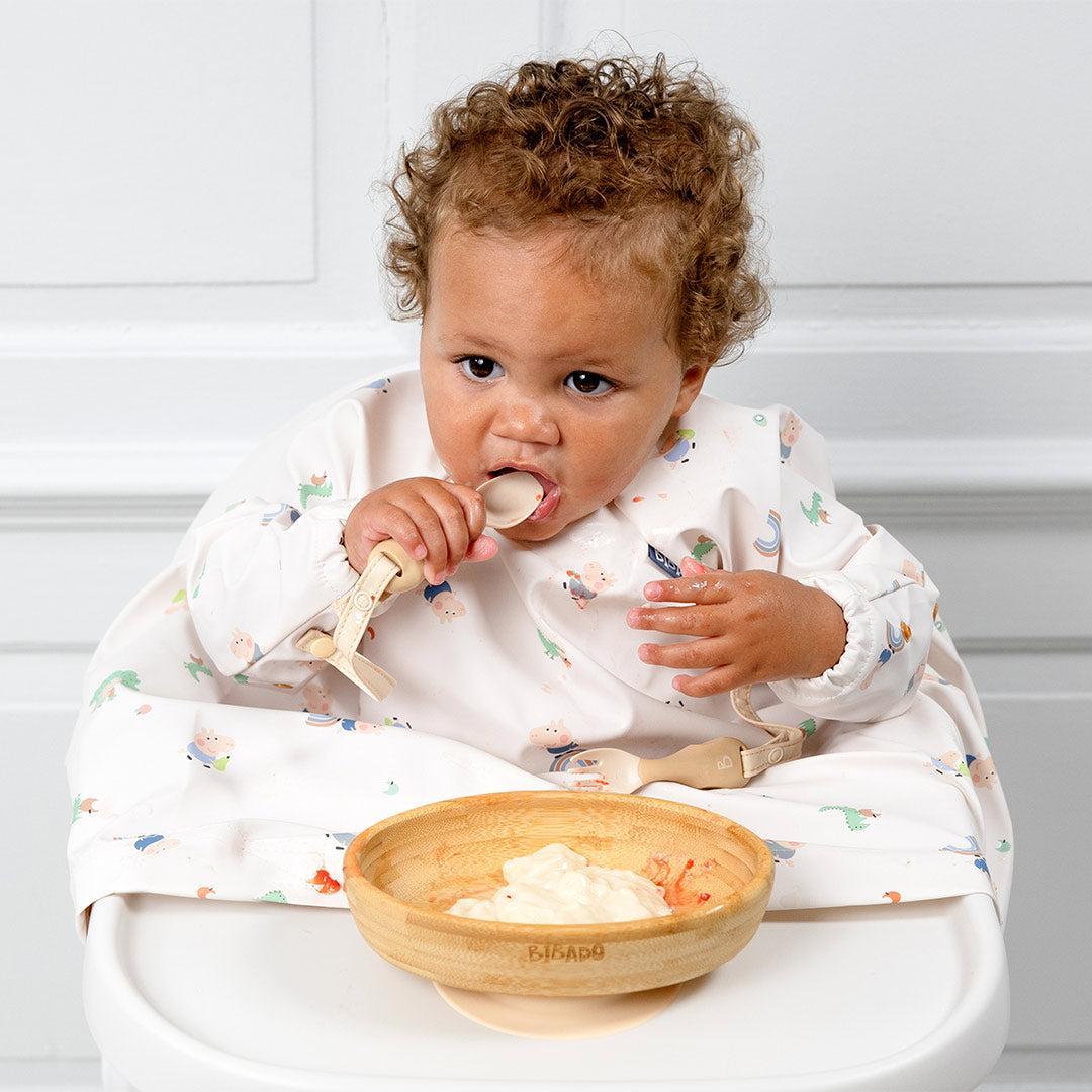 Bibado Handi No Drop Baby Cutlery - Fawn - Image 4