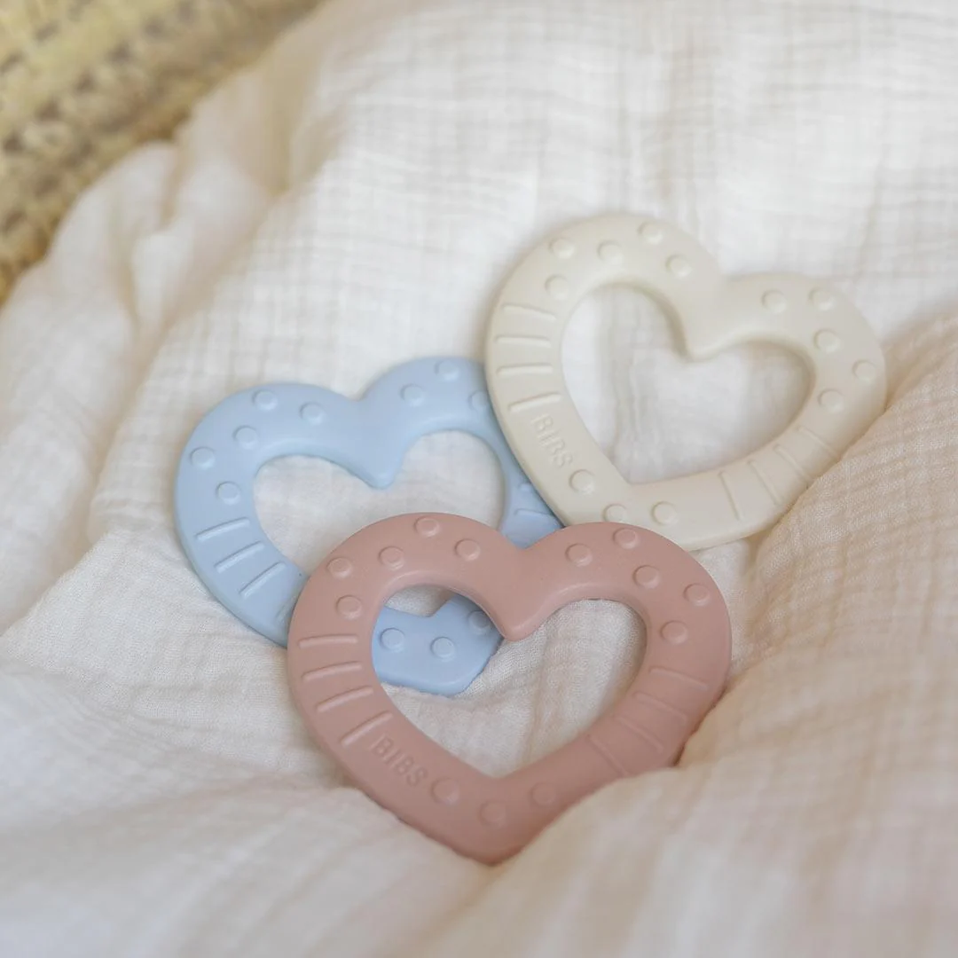 BIBS Baby Bitie - Heart - Ivory - Image 3