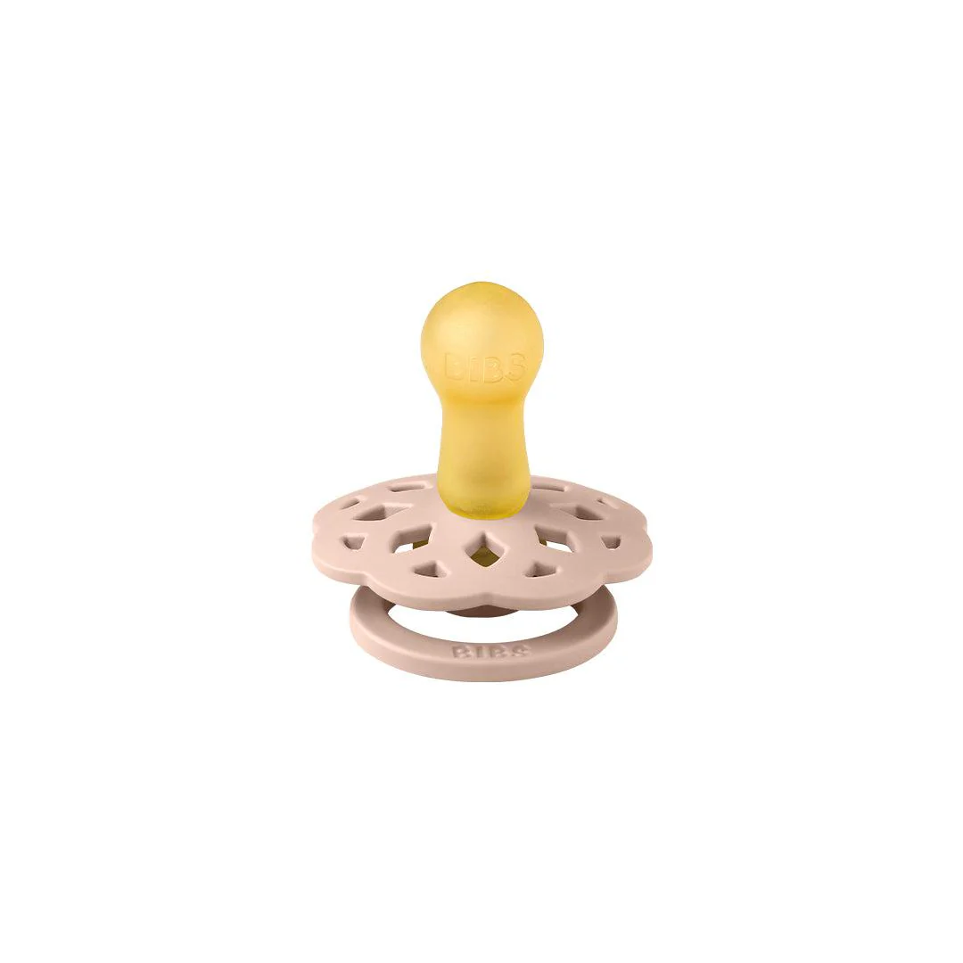 BIBS Boheme Latex Pacifier - Blush - Image 2